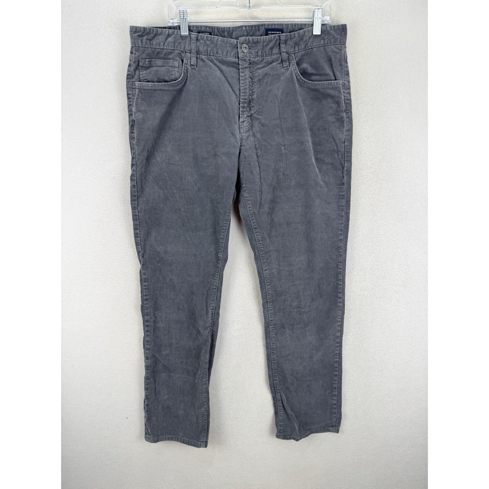 7 Diamonds Pants Men's Sz 36x32 Corduroy Clifton Slim Straight Stretch 5‎ Pocket